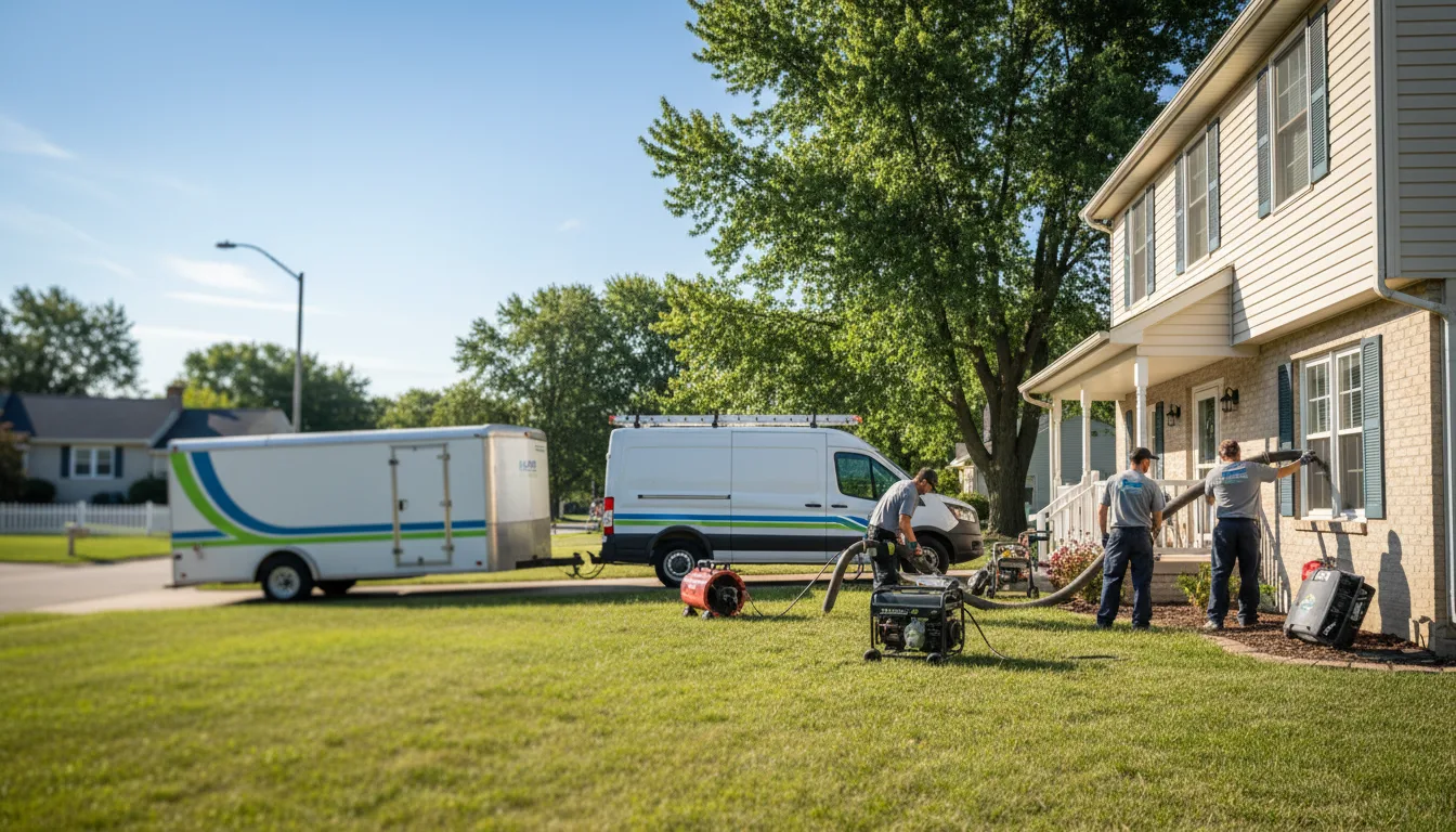 Flooded Basement Restoration And Cleanup With Repair in Freeville, NY near me